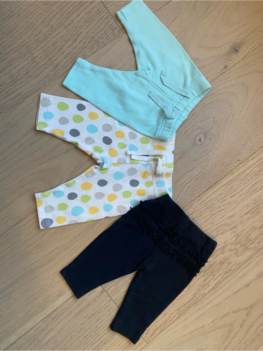 Gymboree Mint Baby Leggings - Aqua Trio